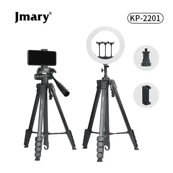Jmary KP-2201 Tripod Stand for camera ring light mobile Tripod Jmary KP-2201 Tripod Stand for camera ring light mobile Tripod